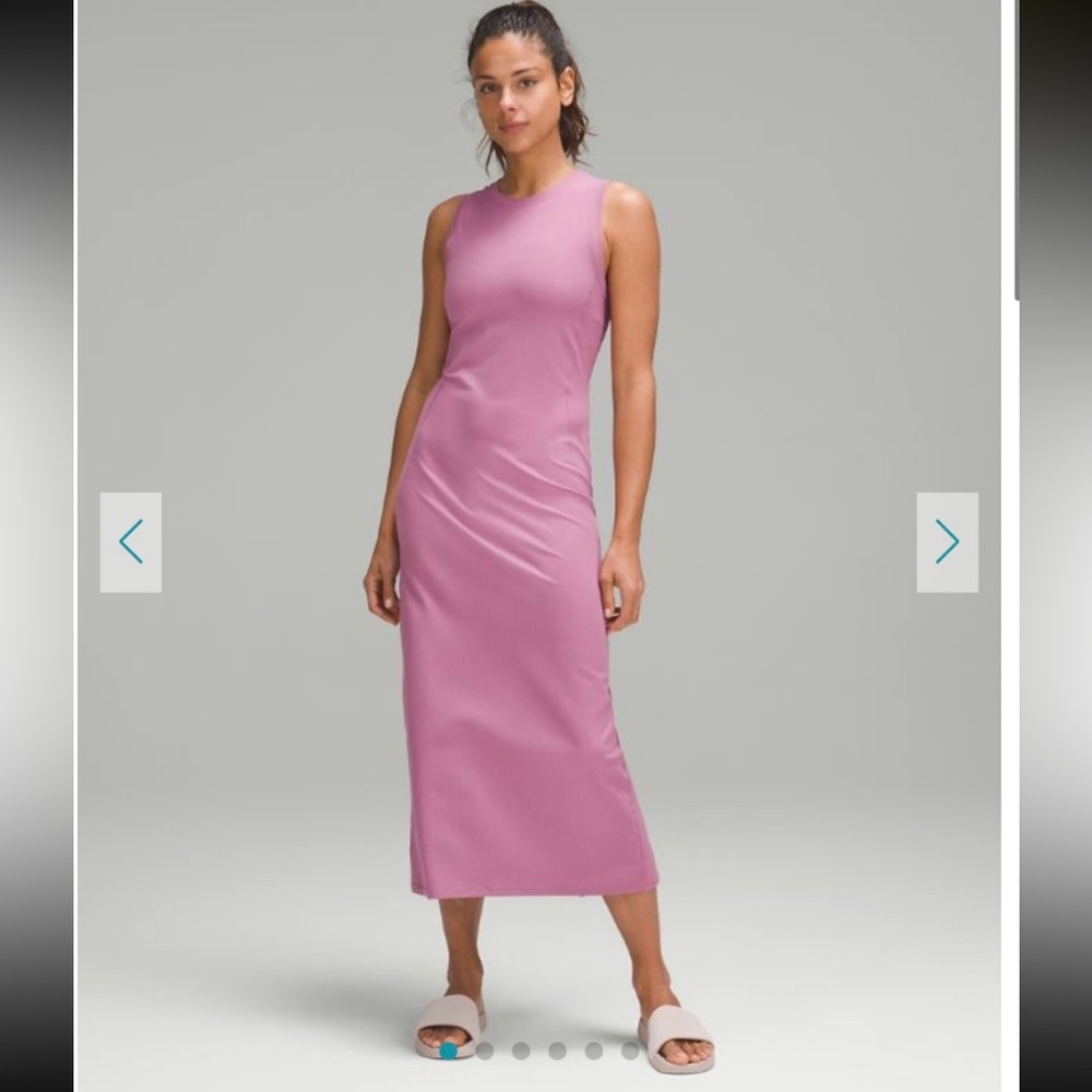 Lululemon All Aligned Ribbed Midi Dress